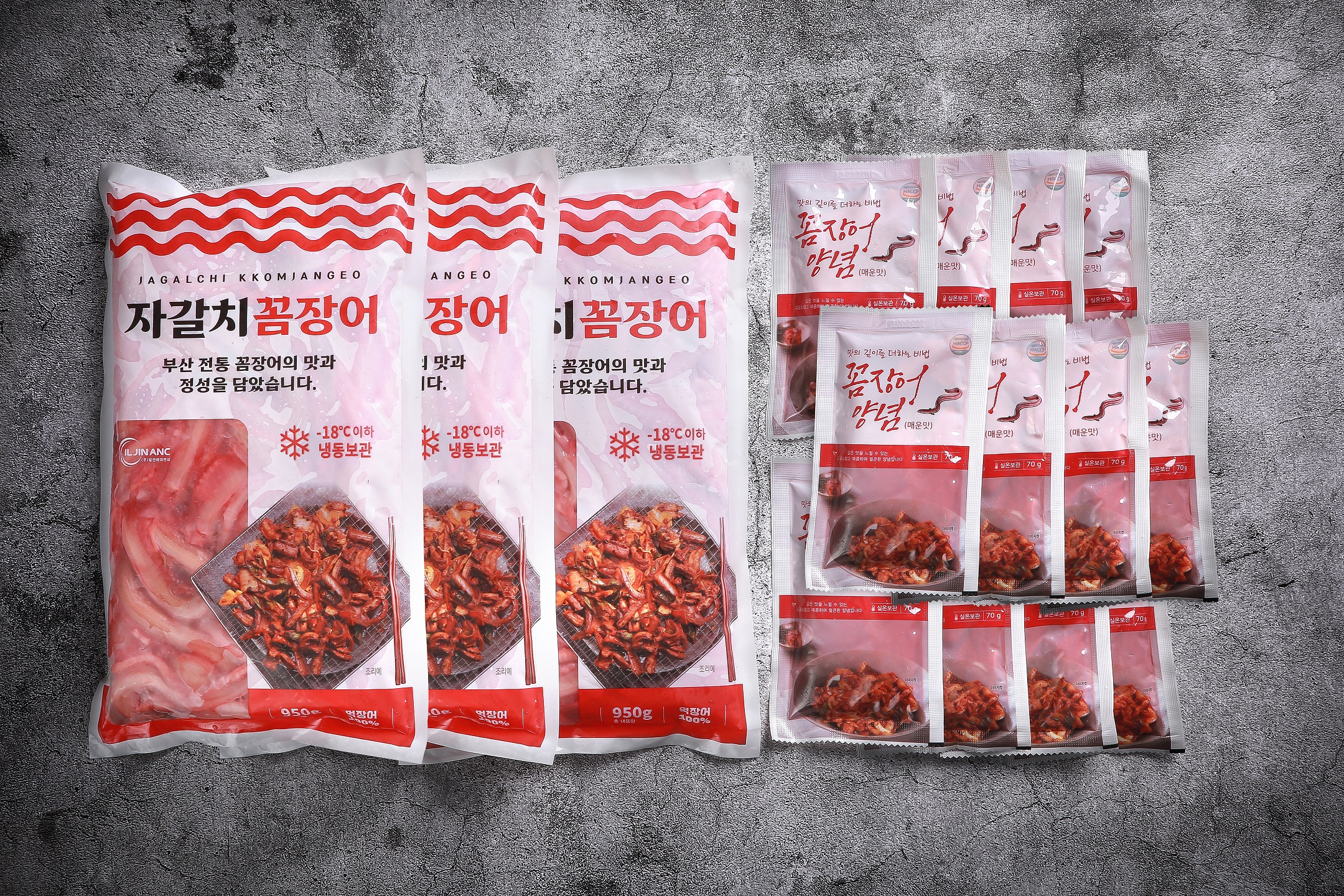 꼼장어양념세트 (950g x 3팩)